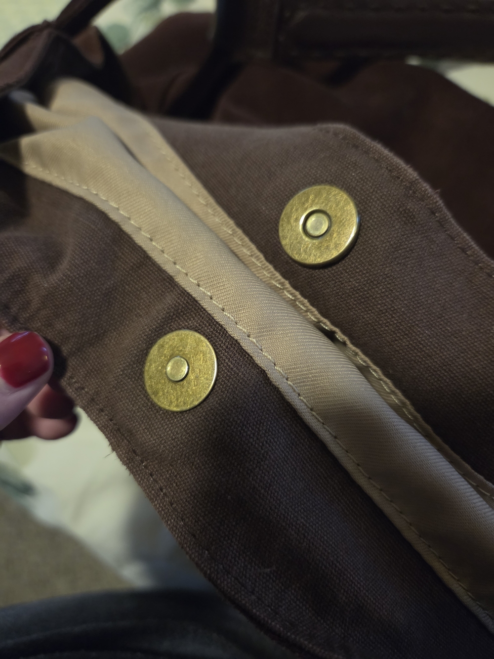 The Sak Los Feliz Large Tote Suede Hobo Bag in Dark Brown - Picture 8 of 16